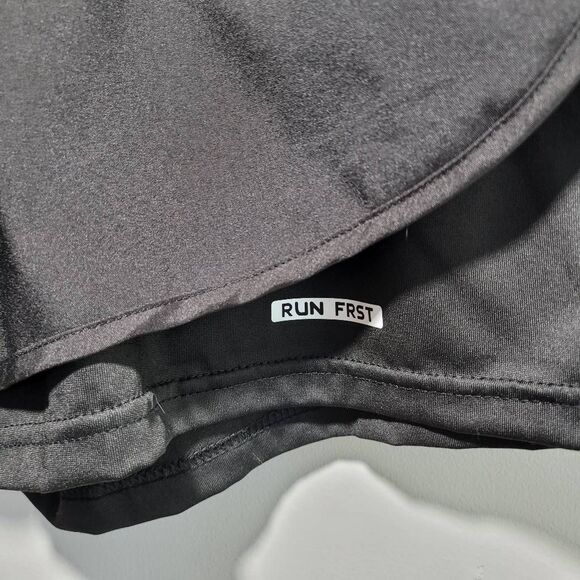 Black athletic shorts drawstring elastic‎ waist workout yoga athleisure neutral - Picture 3 of 9